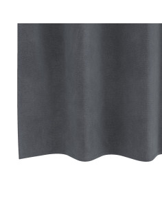 Tende oscuranti 2 pcs Grigio chiaro 140 x 175 cm Velluto