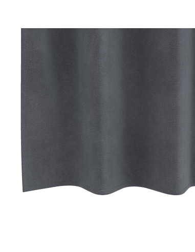 Tende oscuranti 2 pcs Grigio chiaro 140 x 175 cm Velluto
