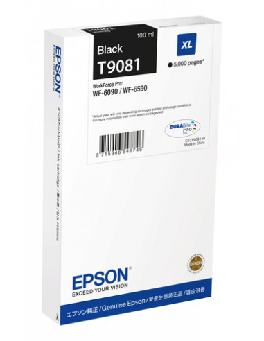 Epson C13T90814N cartuccia d'inchiostro 1 pz Originale Resa elevata (XL) Nero