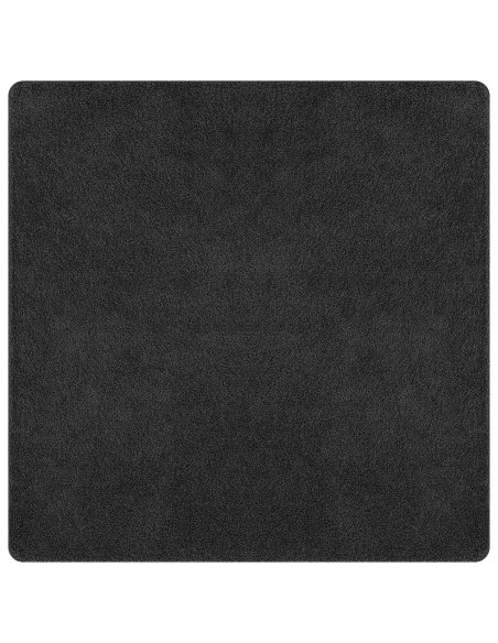 Tappeto Shaggy con Retro in Lattice Grigio Scuro 160x160 cm
