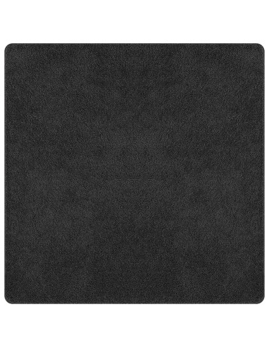 Tappeto Shaggy Antiscivolo Grigio scuro 200 x 200 cm PP