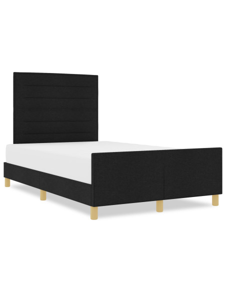 Struttura del letto in tessuto nero  160x200 cm