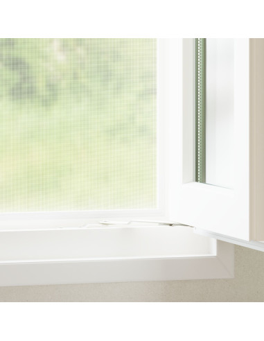 Zanzariera a rete Bianco 112 x 500 cm Fibra di vetro