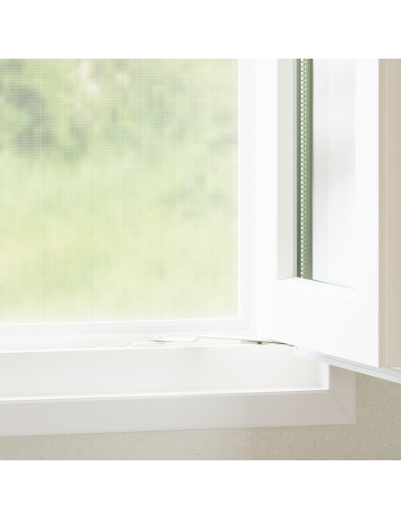 Zanzariera a rete Bianco 112 x 500 cm Fibra di vetro