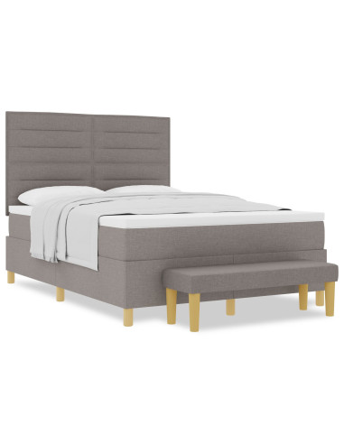 Letto a molle con materasso Talpa 140 x 200 cm Tessuto