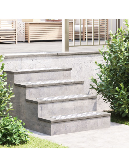 Gradini per Scale 2 pcs Argento 60 x 20 cm Alluminio