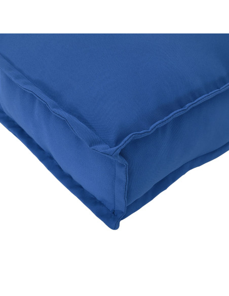 Cuscino Blu Reale 70 x 40 x 12 cm Tessuto Oxford