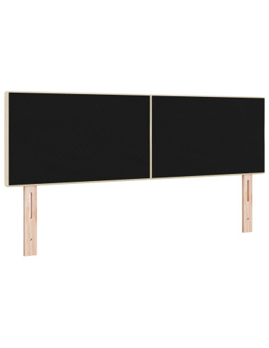 Testiera con testiera Crema 144 cm Pelle Sintetica