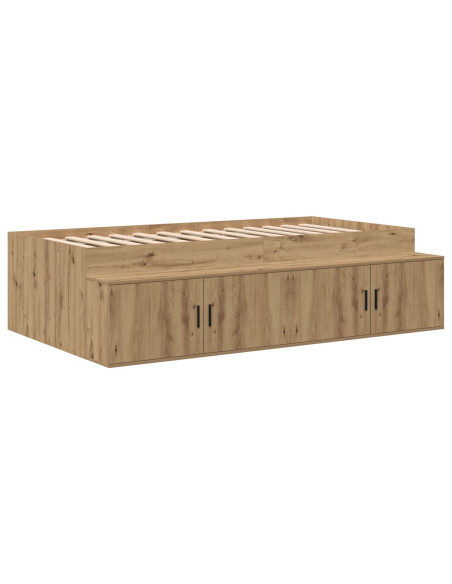 Rete per letto contenitore  Rovere artigianale Legno ingegnerizzato
