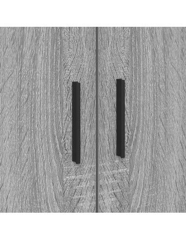 Struttura letto con contenitore Grigio Sonoma 90 cm