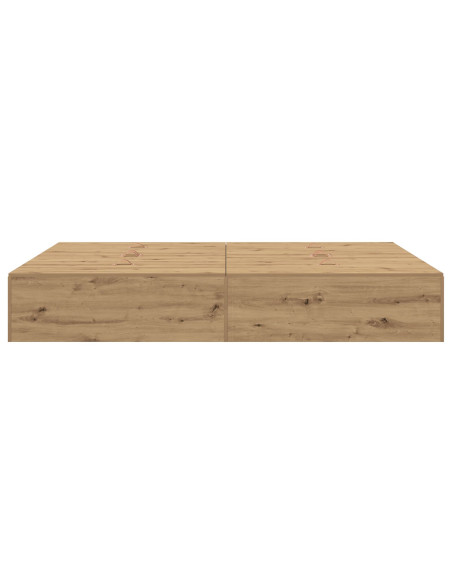 Struttura Letto con Contenitore  Rovere Artisan Legno ingegnerizzato