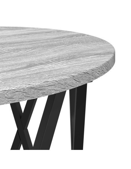 Tavolini 2 pezzi Grigio Sonoma in Legno Composito