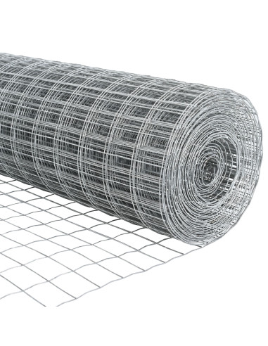 Recinzione con Posto Argento 1 x 10 m Acciaio