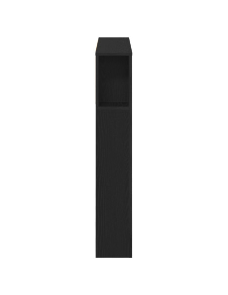 Testata in Legno Nero di  - 140x19x104.5 cm - Realizzata in Legno Ingegnerizzato
