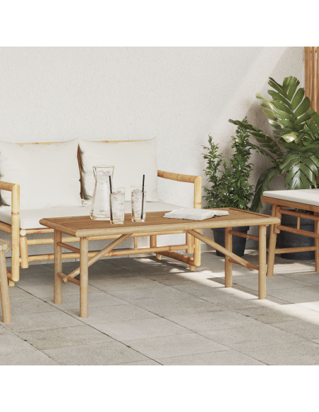 Tavolino da salotto Marrone 110 x 50 x 43 cm Bambù