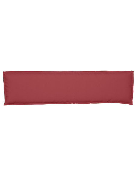 Cuscino da esterno  Rosso Borgogna Poliestere 150cm x 40cm x 7cm