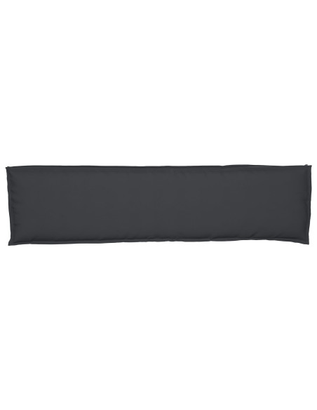 Cuscini per pallet  Set di 2 Nero Tessuto 150 x 40 x 8 cm