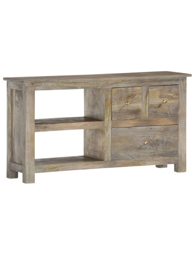 Mobile Porta TV 100x30x55 cm in Legno Massello di Mango