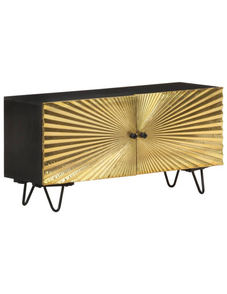 Mobile Porta TV 90x30x45 cm in Legno Massello di Mango