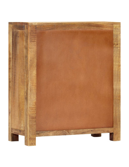Credenza 65x30x75 cm in Legno Massello di Mango
