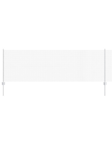 Recinzione con Posto Argento 0,8 x 50 m Acciaio