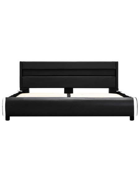 Giroletto con LED Nero in Similpelle 140x200 cm