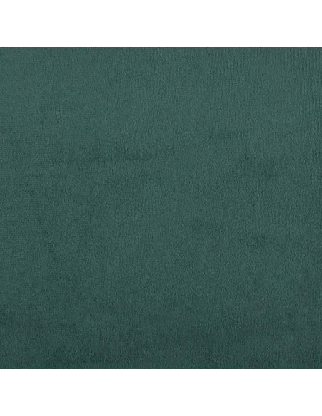 Giroletto con Testiera Verde Scuro 200x200 cm in Velluto