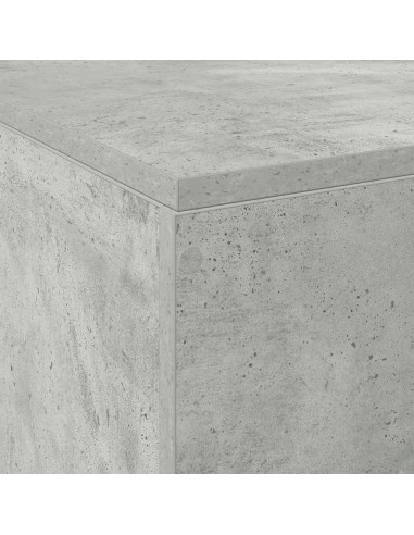 Struttura letto con contenitore Grigio cemento 160 x 200 cm