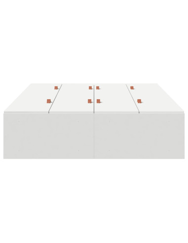 Struttura letto con contenitore Bianco 120 x 190 cm