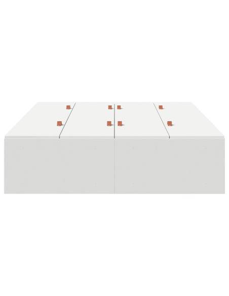 Struttura letto con contenitore Bianco 120 x 190 cm