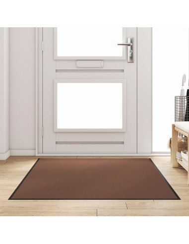 Tappetino Marrone e Nero 120 x 180 cm Polipropilene e vinile