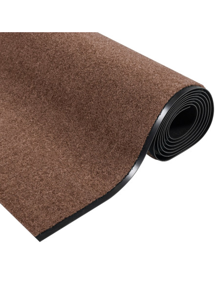 Tappetino Marrone e Nero 120 x 350 cm Polipropilene e vinile