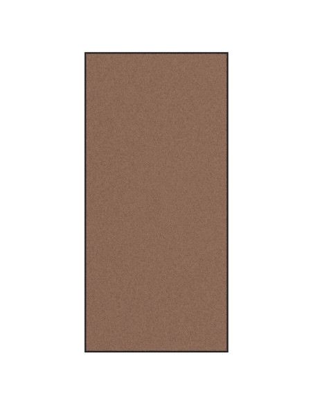 Tappetino Marrone e Nero 120 x 250 cm Polipropilene e vinile