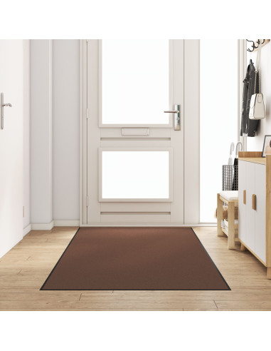 Tappetino Marrone e Nero 120 x 300 cm Polipropilene e vinile