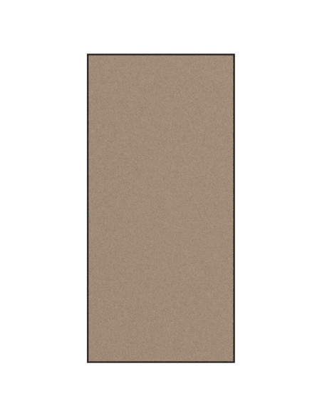 Tappetino Beige e Nero 120 x 250 cm Polipropilene e vinile