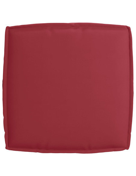 Set di cuscini per pallet  Set di 2 Rosso vino Poliestere Standard