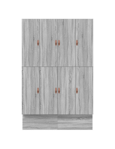 Struttura letto con contenitore Grigio Sonoma 150 cm