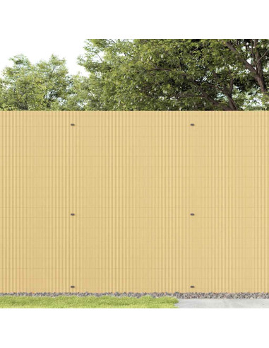 Recinzione da Giardino Bifacciale Gialla 1,8x5 m in PVC