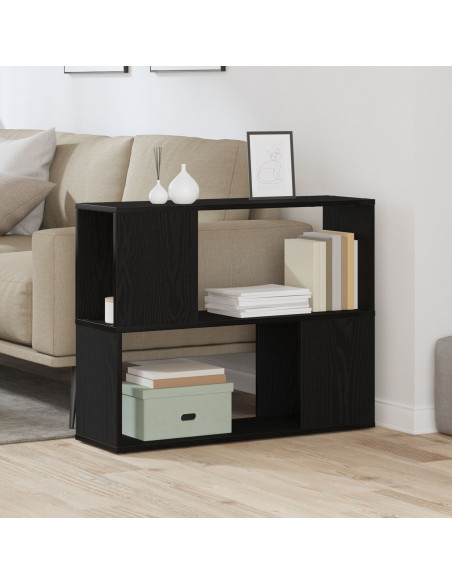 Set mobile TV Rovere Nero 80 x 24 x 63 cm Legno multistrato