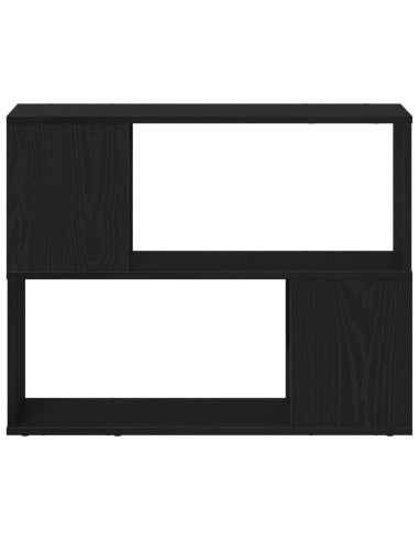 Set mobile TV Rovere Nero 80 x 24 x 63 cm Legno multistrato