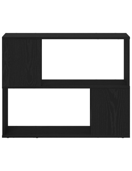 Set mobile TV Rovere Nero 80 x 24 x 63 cm Legno multistrato