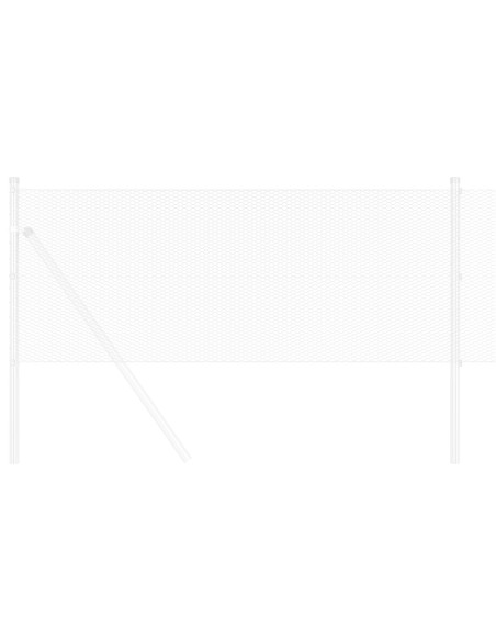 Recinzione Esagonale  Acciaio zincato 5000 x 0.05 x 40 cm Resistente