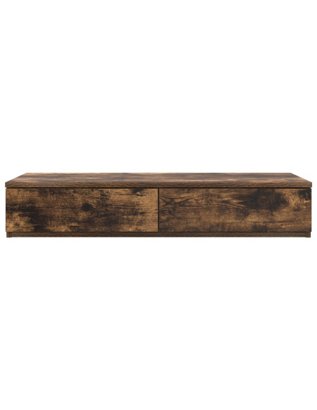 Cassetti  in rovere affumicato 90x36,5x16,5 cm in legno ingegnerizzato