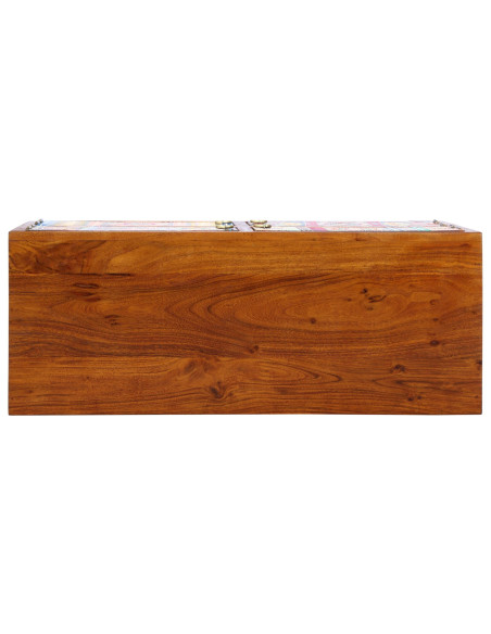 Scarpiera  90x35x55 cm in legno massello di acacia