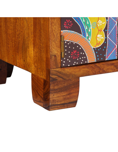 Scarpiera  90x35x55 cm in legno massello di acacia
