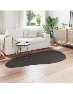 Tappeti per area HUARTE Antracite 100 x 200 cm Poliestere