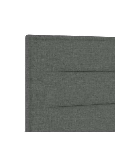 Struttura Letto in Tessuto Grigio Scuro 90x200 cm