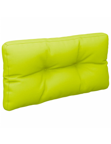 Cuscino per Pallet Verde Brillante 80x40x12 cm in Tessuto