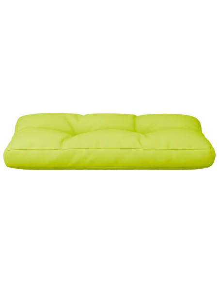 Cuscino per Pallet Verde Brillante 80x40x12 cm in Tessuto