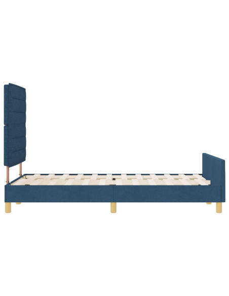 Struttura letto  Blu Tessuto 120 x 190 cm Struttura letto